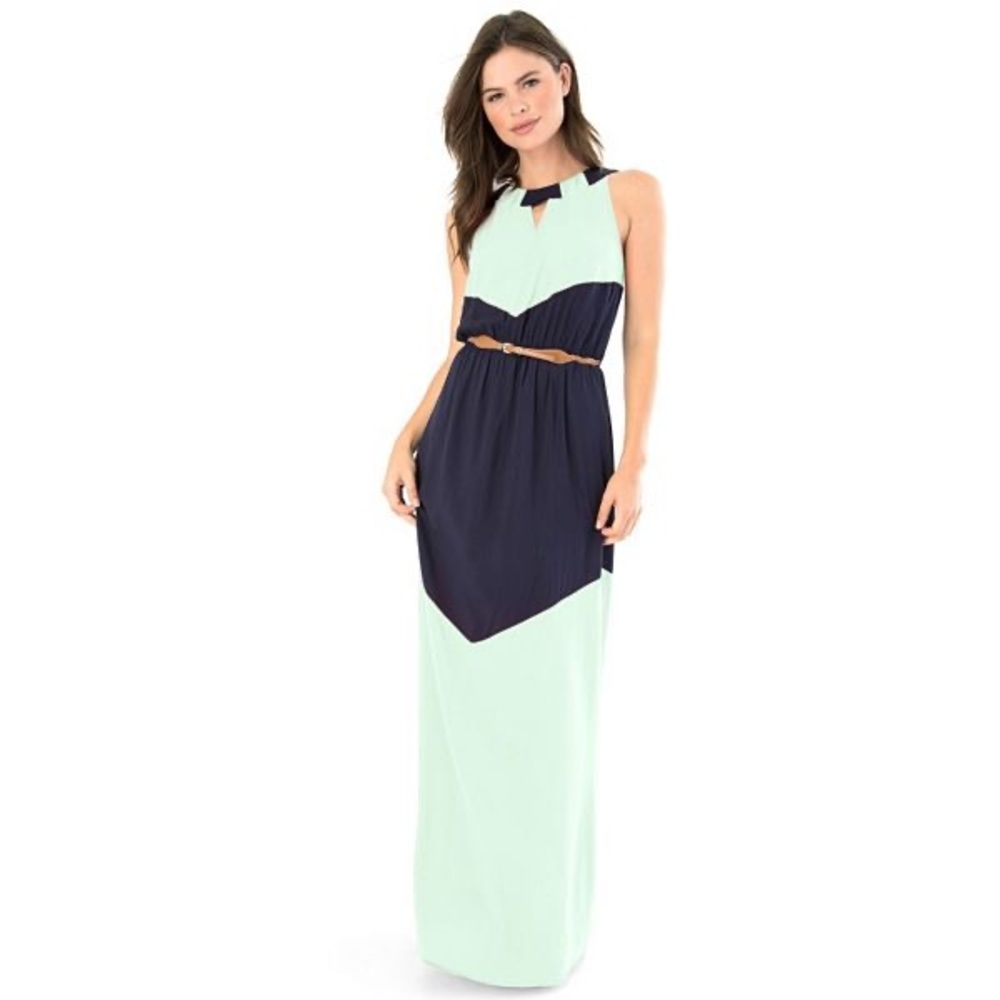Colorblock Maxi Dress